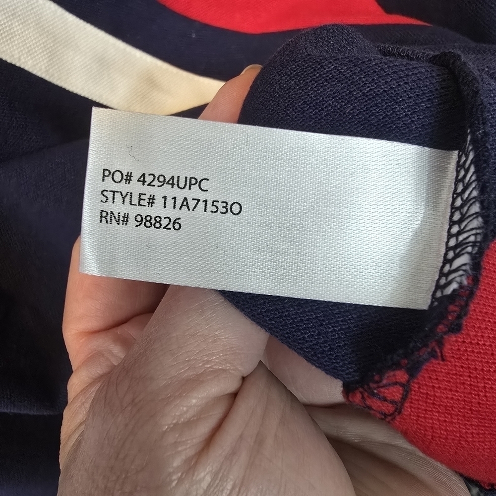 U.S. Polo Assn. Diagonal Stripe Pique Polo Shirt Blue & Red NWT Size XL - Picture 13 of 15